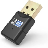 Clé WIFI Dongle USB 600 Mpbs pour PC,Ordinateur Compatible avec Windows 11/10/8.1/8/7/Vista/XP/MacOS Phonillico®