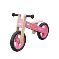 Draisienne en bois pour enfants - SOULET - Coloris - Rose - 2 roues - Mixte