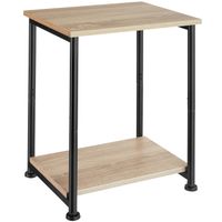 TECTAKE Table d’appoint Yonkers 38,5x30x51,5cm
