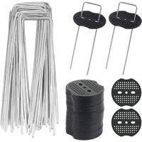 Sardines De Fixation AGAKY Piquets De Jardin En Forme De U Pour Membrane, Piquets De Membrane Antirouille, Agrafes De Jardin Galvanisées Pour Gazon Artificiel, Filet Paysager, (40 Piquets Jaunes Et 40 Rondelles Sardines De Fixation AGAKY Piquets De Jardin En Forme De U Pour Membrane, Piquets De Membrane Antirouille, Agrafes De Jardin Galvanisées Pour Gazon Artificiel, Filet Paysager, (40 Piquets Jaunes Et 40 Rondelles