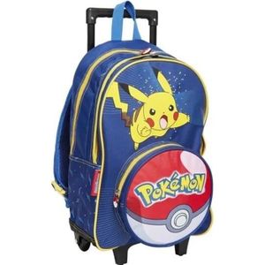 CARTABLE sac a dos a roulettes trolley pokemon 42cm primair