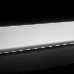 1 pc PCV angle int/érieur pour plinthe 80mm couleur argent