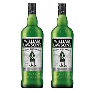 WHISKY BOURBON SCOTCH Lot de 2 - Whisky William Lawson's - Blended whisky - Ecosse - 40%vol - 70cl