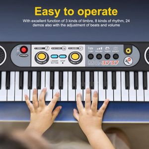 CLAVIER MUSICAL Cikonielf Piano électrique 37-Key Clavier Numérique Électrique Piano Instruments de Musique Enfants Jouet avec Microphone