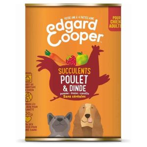CROQUETTES Edgard & Cooper - Boîte au Poulet et Dinde pour Ch