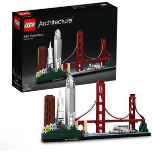 ASSEMBLAGE CONSTRUCTION LEGO® Architecture 21043 San Francisco, Idée cadea