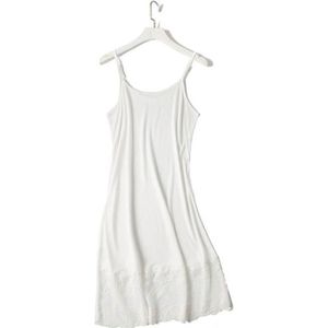 fond de robe en coton blanc