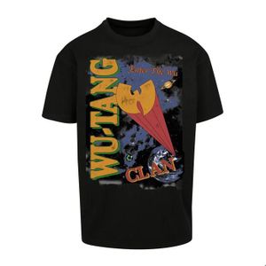Mister Tee Wu-Tang Clan Enter The Wu Oversize T-shirt voor heren, zwart, M