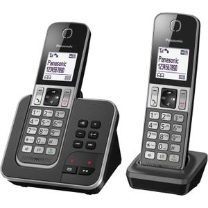 Téléphone fixe Téléphone sans Fil Panasonic KX-TGD322 avec Répond