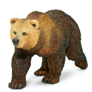 ROBOT - ANIMAL ANIMÉ Figurine - SAFARI - Grizzly junior 12 cm - Marron - Collection North American Wildlife