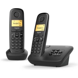 Téléphone fixe Al170A Duo Téléphone Fixe Sans Fil Dect-Gap Répond