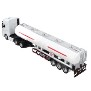 VOITURE - CAMION Shipenophy jouets de camion-citerne Camion-citerne à huile 1:50, tracteur, remorque, véhicules de Transport, jeux Blanc