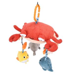 MOBILE Shipenophy Mobile de lit de bébé Hochets de Lit Bébé Jouets de Cloche de Crabe en jeux accessoire Ensemble de crabe farci TM257