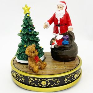 VILLAGE - MANÈGE Décor de Noël Père Noel avec Hotte - Village de No