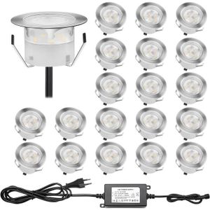 SPOTS - LIGNE DE SPOTS Lot De 20 Spots Led Encastrable,Spots Pour Escalie