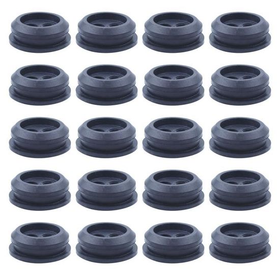 Lot De 20 œillets De Conduite De Carburant 2 Trous - Pour Débroussailleuse Homelite, Kawasaki, MTD, Ryobi