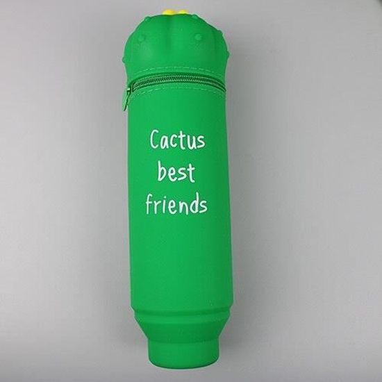 QRKPVHD Trousse Ecole 2 En 1 Silicone Souple Kawaii, Porte