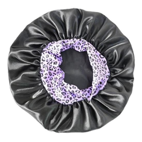 Casquette De Nuit En Satin Fleuri Pour Femme - Bonnet Turban élastique, Taille Unique - Neuf Avec étiquettes