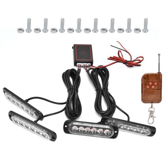 5 Pièces Lumières Stroboscopiques LED, 8 Couleurs Strobe Drone Light Etanche Sans Fil Avec Telecommande Charge Usb Lumieres Anti Collision 96910423