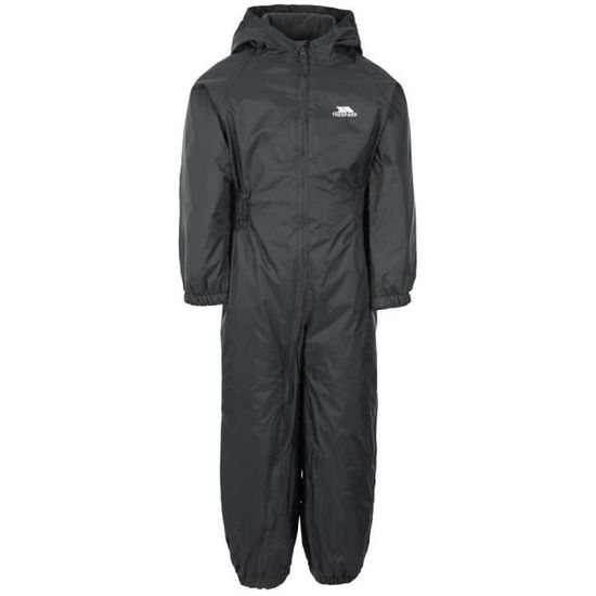 Combinaison De Pluie Duchinni Sirocco Enfants - Imperméable, Polyester, Noir, Neuve