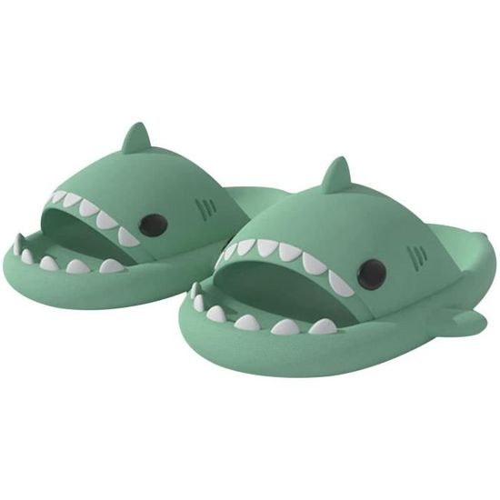 Sandales Plage Piscine Chaussons Requin OEAK - Pantoufles été EVA - Antidérapantes Pour Maison, Plage, Piscine - Semelle 4cm Confortable Pantoufles été EVA Antidérapantes
