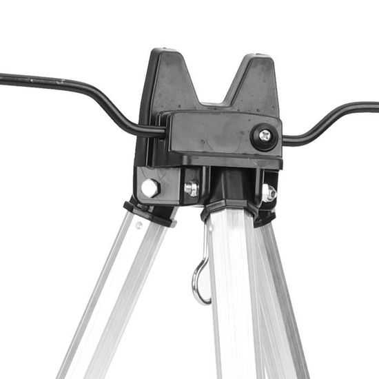 Support De Trépied Pliable Pour Canne à Pêche – Réglable, En Alliage Aluminium, Pour 3 Cannes, Portable