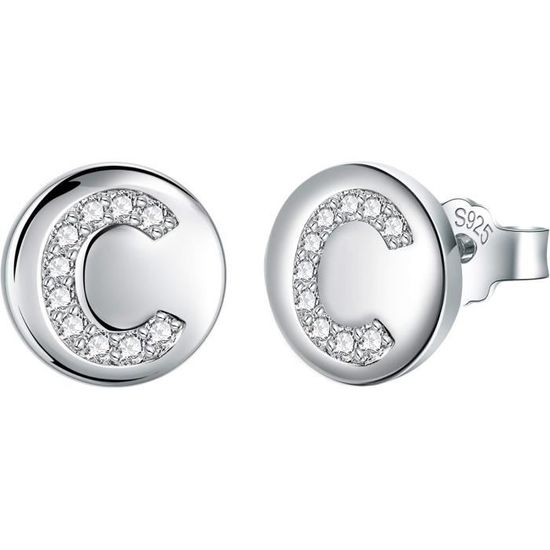 Set De 7 Paires Boucles D'oreilles Argent 925 - Zirconium, Hypoallergénique, Pour Femmes Et Filles - 8