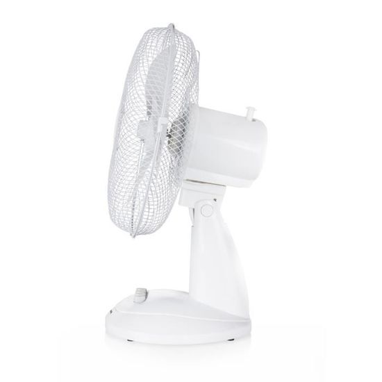 Ventilateur de bureau Tristar - 40 W - Blanc - 30 cm - 3 vitesses - Oscillant
