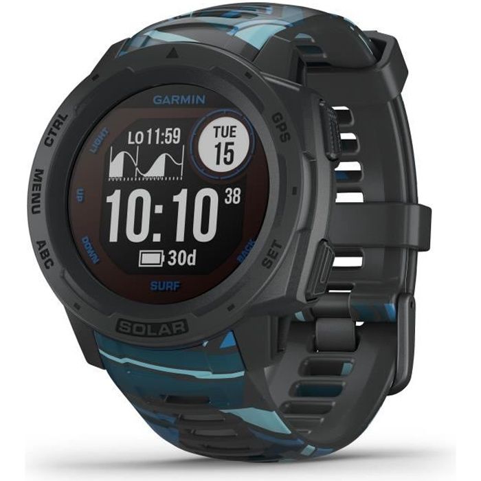 GARMIN Instinct® Solar Surf Montre connectée, Pipeline