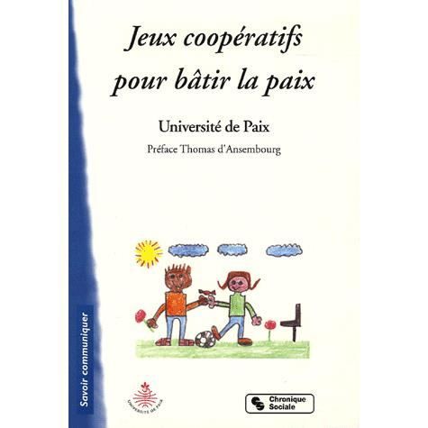 Jeux coopératifs pour bâtir la paix