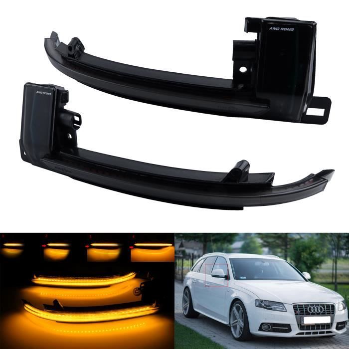 2x Dynamique LED Rétroviseur Miroir Clignotant Ambre Pour Audi A3 8P A4 B8 A5 S5