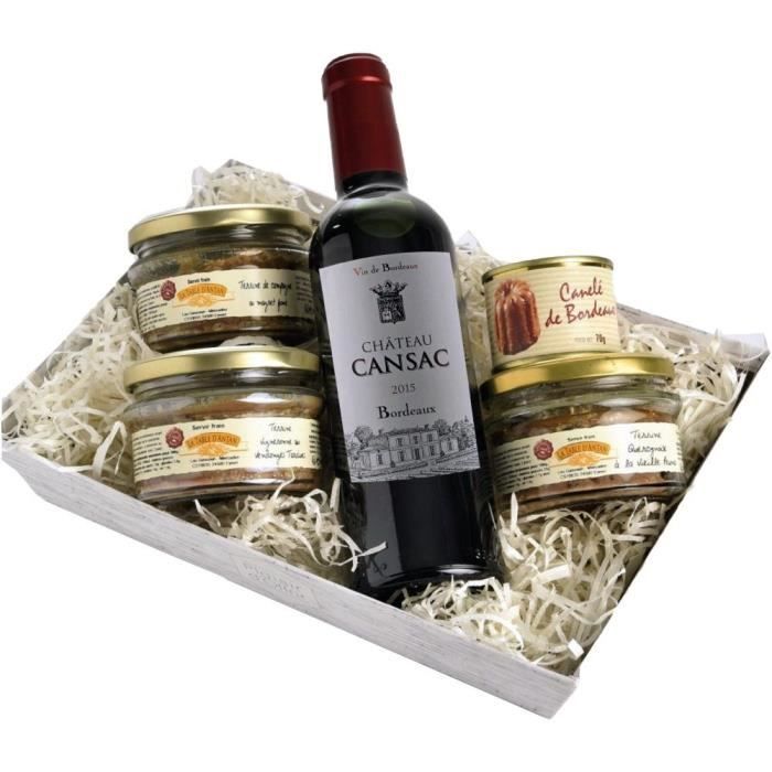 Coffret Cadeau Gourmand - Panier Corbeille du Terroir - Fabriqué en France