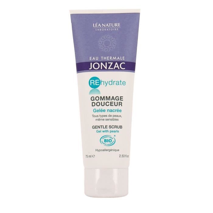EAU THERMALE JONZAC Gommage douceur Réhydrate - Gelée nacrée - 75 ml