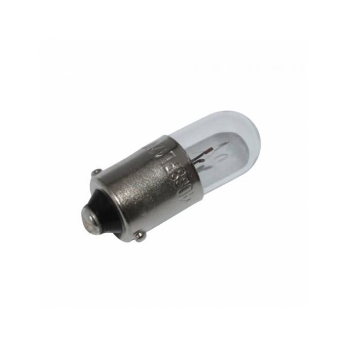 Ampoule-lampe 12v 4w norme t4w culot ba9s temoin blanc (feu de position) (vendu a l unite) -flosser-
