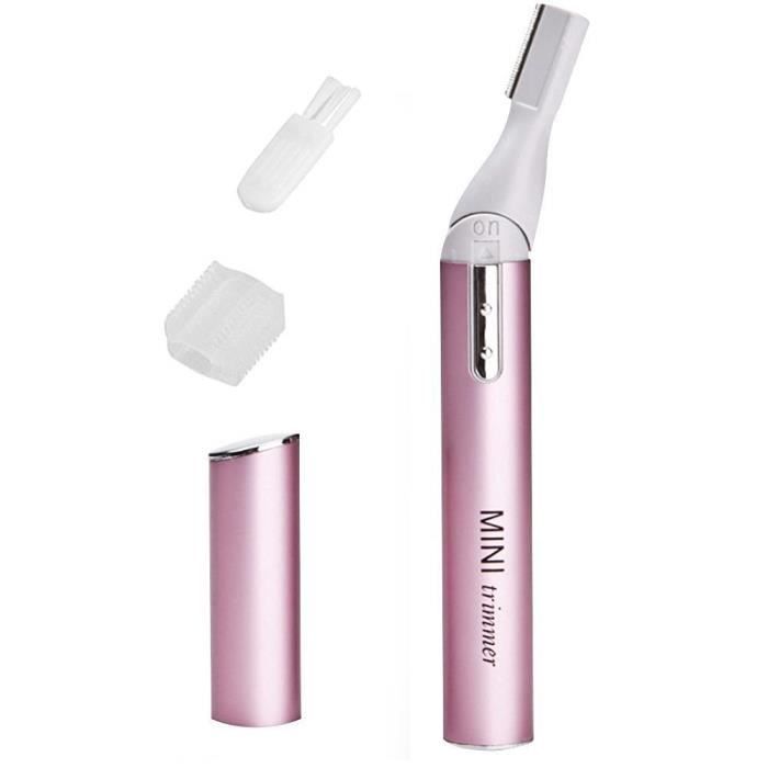 Mini rasoir électrique rotatif pour femme Tongtletech - Tondeuse de précision pour bikini, visage, forme des sourcils, aisselles,
