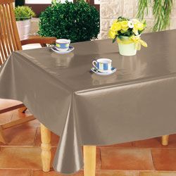BONITA NAPPE TOILE CIREE MATCH UNIE TAUPE 140