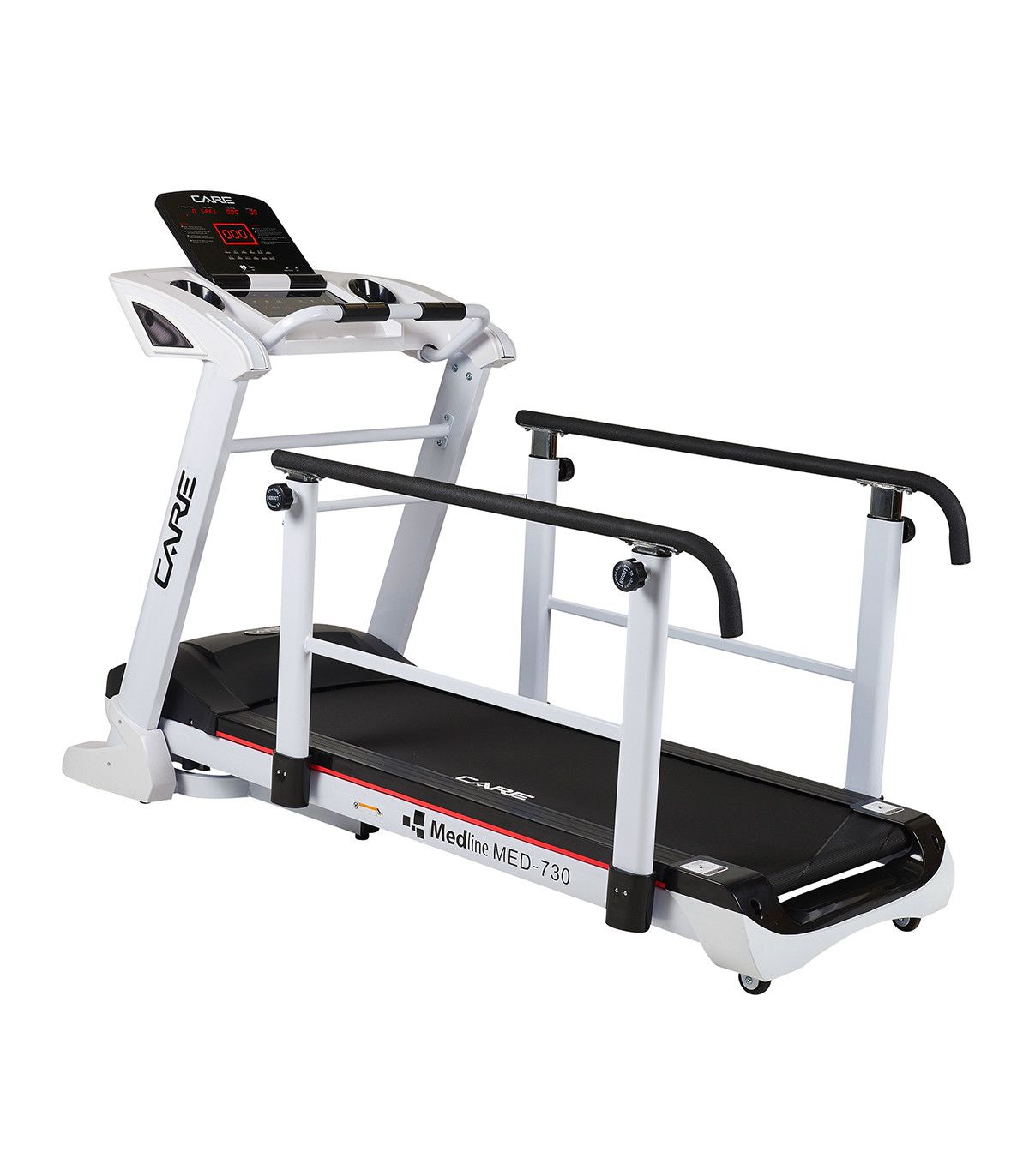 Tapis CARE MED-730 avec barre de maintien, inclinaison motorisée