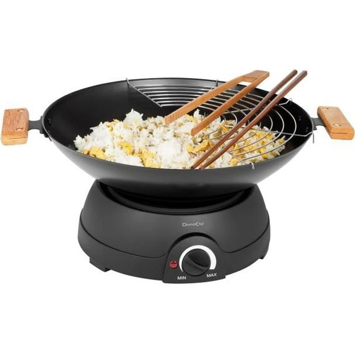 DOMOCLIP DOM194 Wok électrique et fondue - Noir