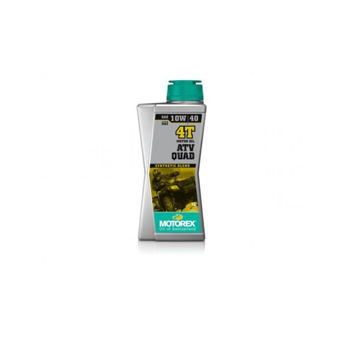 Huile Moteur MOTOREX ATV Quad 4T 10W40 100% synthétique 1L