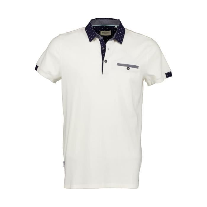 DEELUXE Polo avec détails imprimés CONTRAST Natural