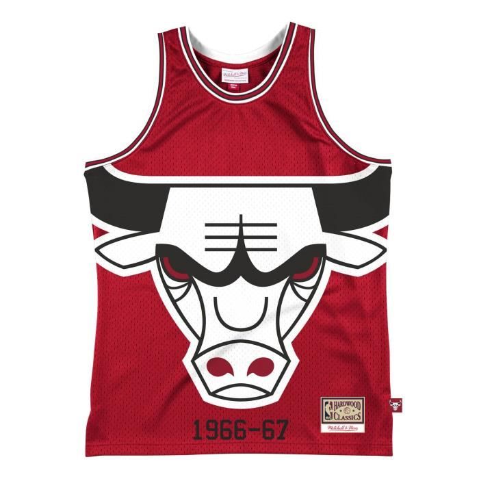 M&N Big Face 2.0 Basketball Jersey HWC Chicago Bulls