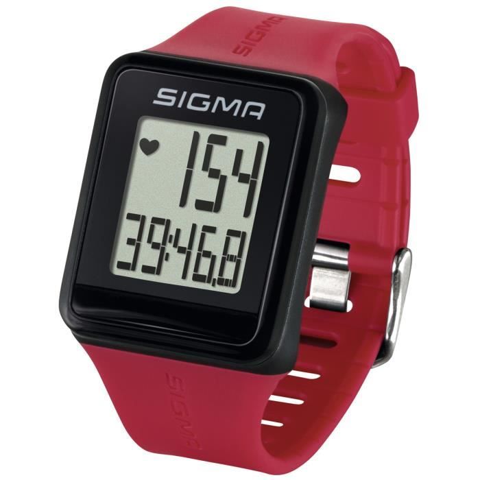 SIGMA SPORT ID.Go - Cardiofréquencemètre - rouge
