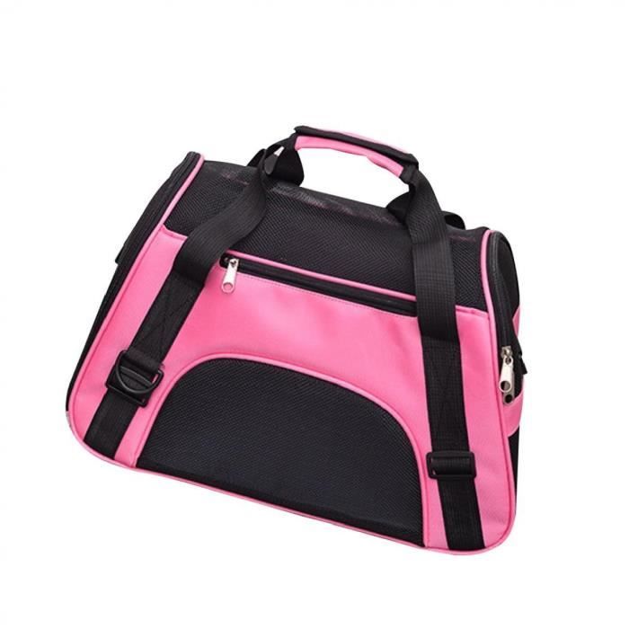 Sacs à main pour chiens - chats Sacs respirants taille L (rose)