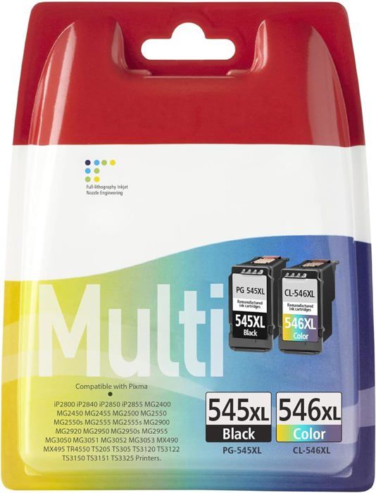 Cartouche D'encre PG545XL Noir & CL546XL Couleur Pour Canon Pixma MX495 - Neuf Ou Reconditionné ?