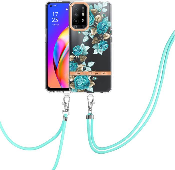 Coque Rigide Silicone Oppo A94 5G Bleu Original - Neuf