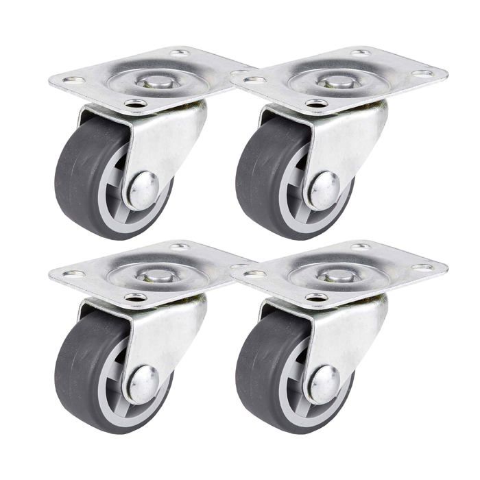 Lot De 10 Roulettes Pour Baies Vitrées Ou Portes Coulissantes - En Métal Et En Plastique - 4 X 1