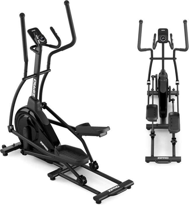 Vélo Elliptique Zipro Heat - Cardio à Domicile, 32 Niveaux De Résistance | Jusqu'à 150 Kg | Appli Connectée
