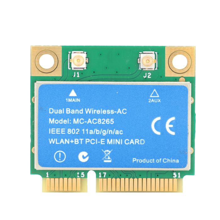 Carte WiFi Bluetooth PCI-E Intel 7260 - Double Bande 2.4G/5G - 300Mbps - Pour PC Fixe