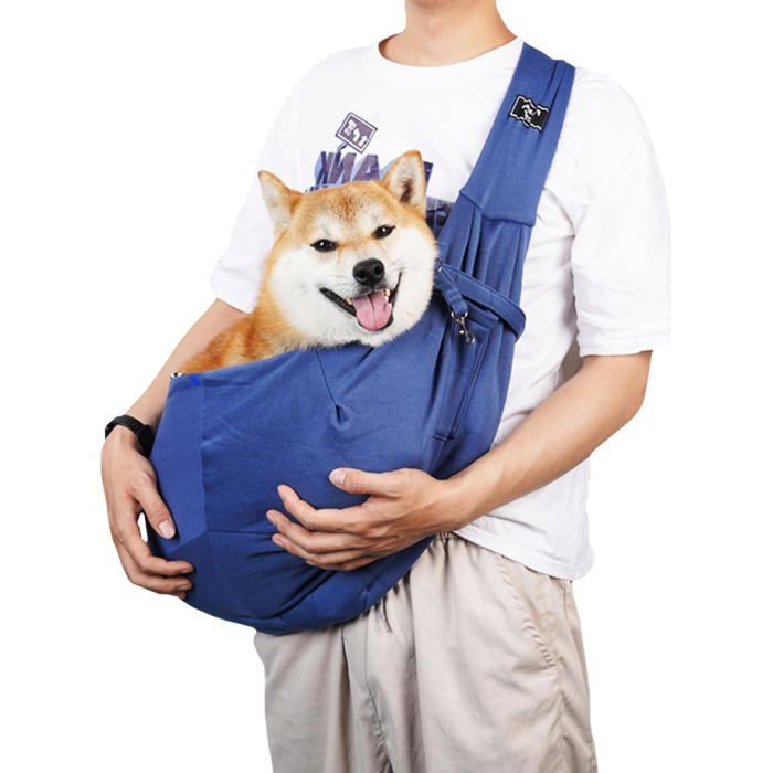 Meilleurs prix pour 1 sac de transport pour animal de compagniechiotpetit chiensac banane de sécuritédesign double facesac ventral pour chiotsac