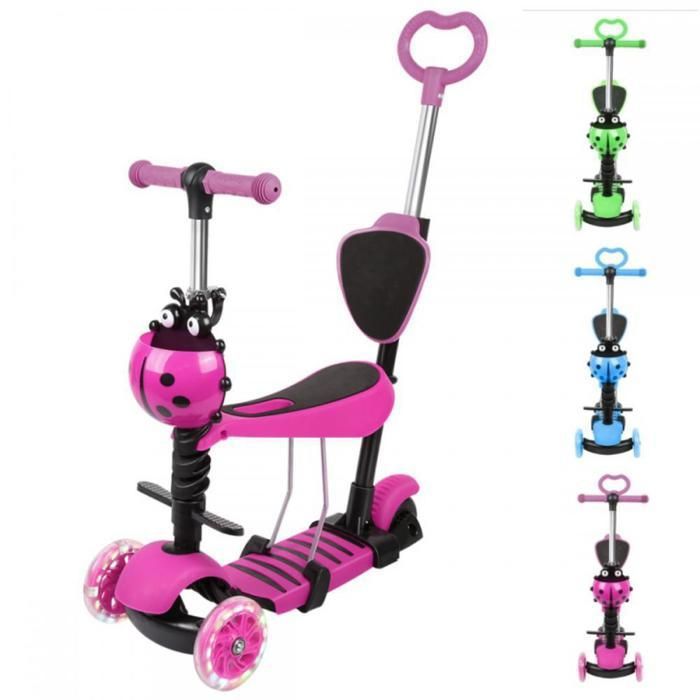 Trottinettes manuelles avec 3 roues